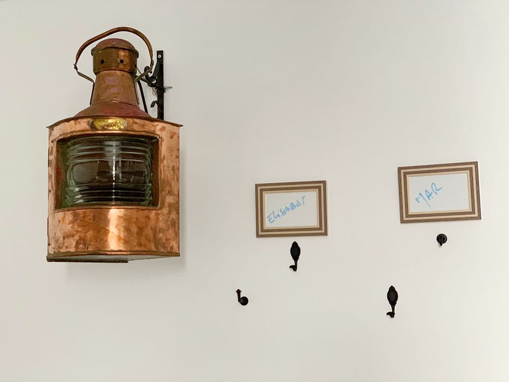 Detalle de la habitación del Hotel Punta Grande