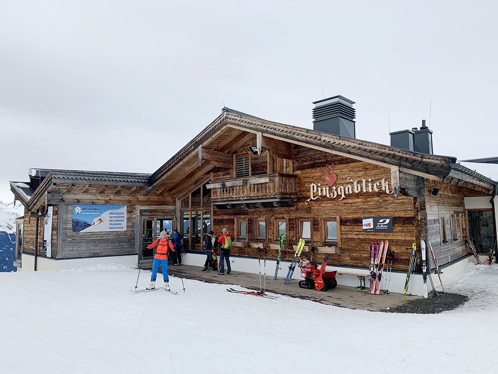 Esquiar en Kitzbühel - Restaurante Pinzgablick