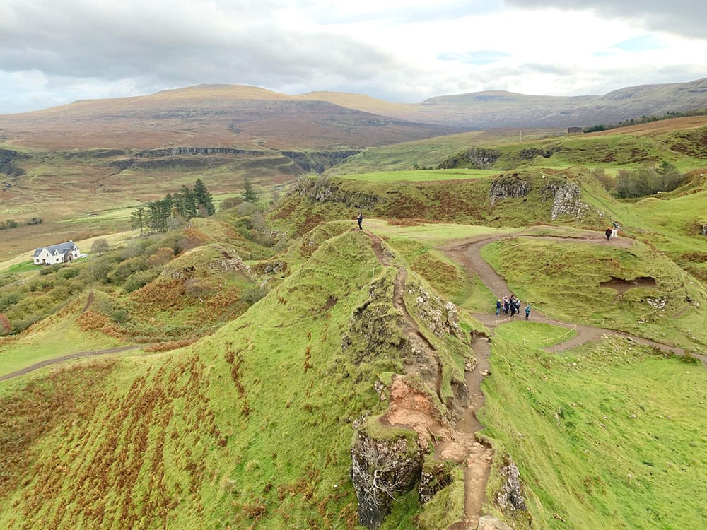 Panorámica del Valle Fairy Glen