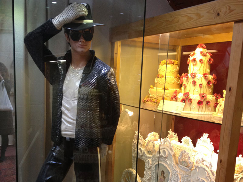 Michael Jackson hecho con mazapán
