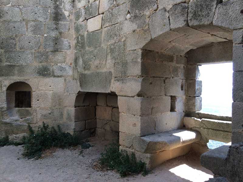 Interior del Castillo de Trevejo
